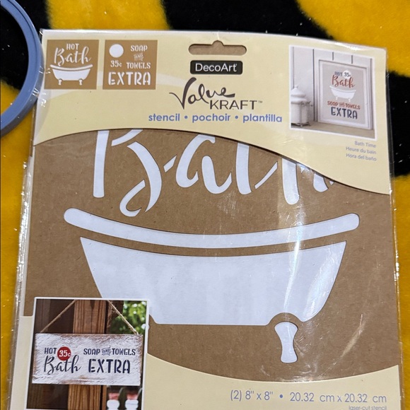 Bucilla Home Office Arts & Crafts Kit with Blue, Brown, and White Accents - Picture 7 of 8